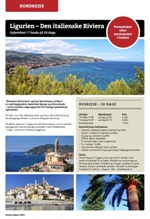 Ligurien  Den italienske Riviera - 9 - 10 eller 11 dage